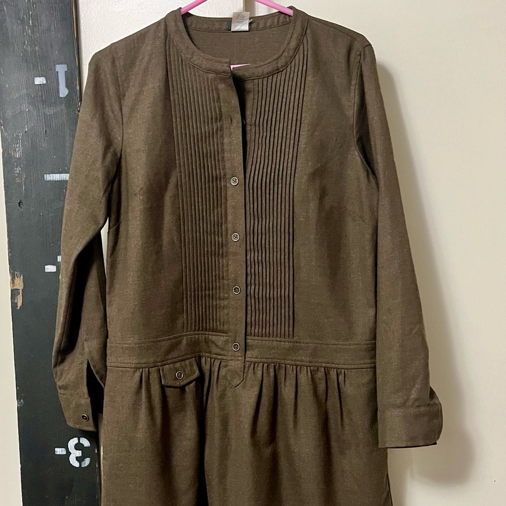 J Crew Mini Drop Waist Sz 6 Wool Poly Viscose Spandex Blend